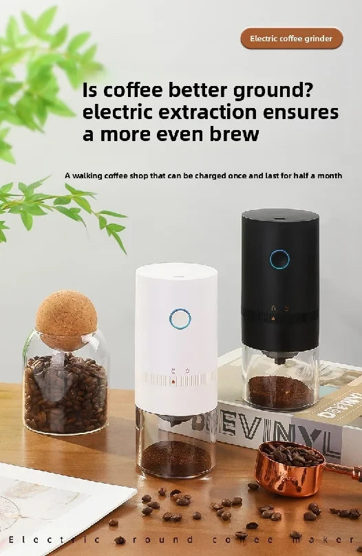 Electric Coffee Grinder LED Display
